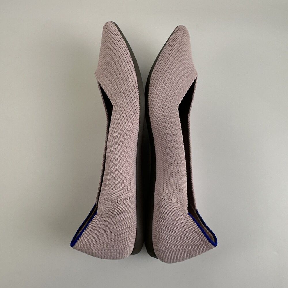 Rothys The Point Flat Petal Pink Slip On Fabric Comfort Lightweight Womens 7 - Picture 9 of 11